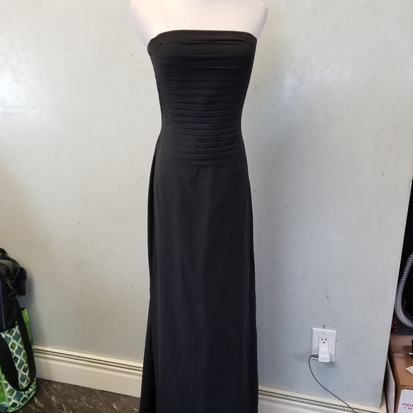 BCBGMaxAzria Dresses & Skirts - BCBGMaxazria black tube top gown (C-81)